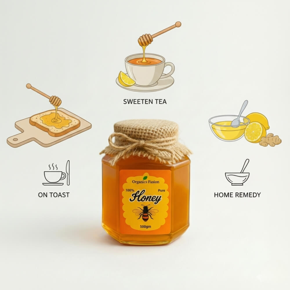 Pure Organic Honey – Natural Immunity & Daily Wellness
