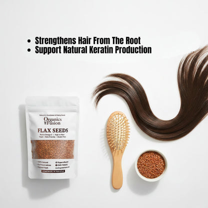 Flax Seeds – Hair Strength, Joint Support & Daily Wellness