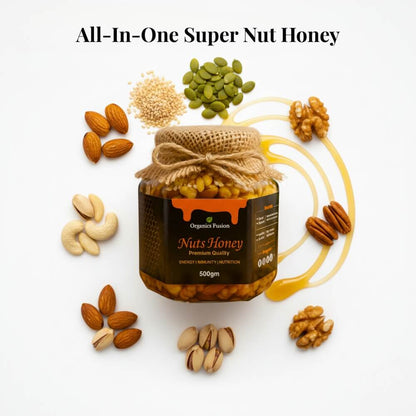 Nuts Honey – Organic Honey Infused With 5 Super Nuts