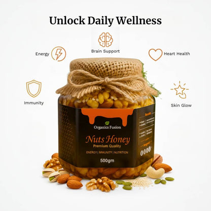 Nuts Honey – Organic Honey Infused With 5 Super Nuts
